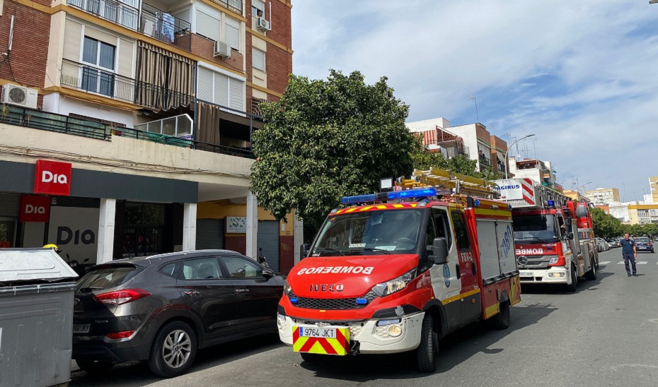 Imagen del artículo Dos afectados en sendos incendios de viviendas registrados en Sevilla capital